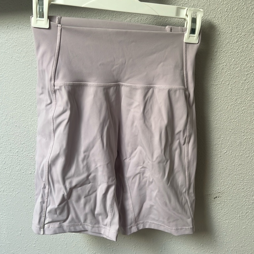 Alphalete biker shorts-lilac